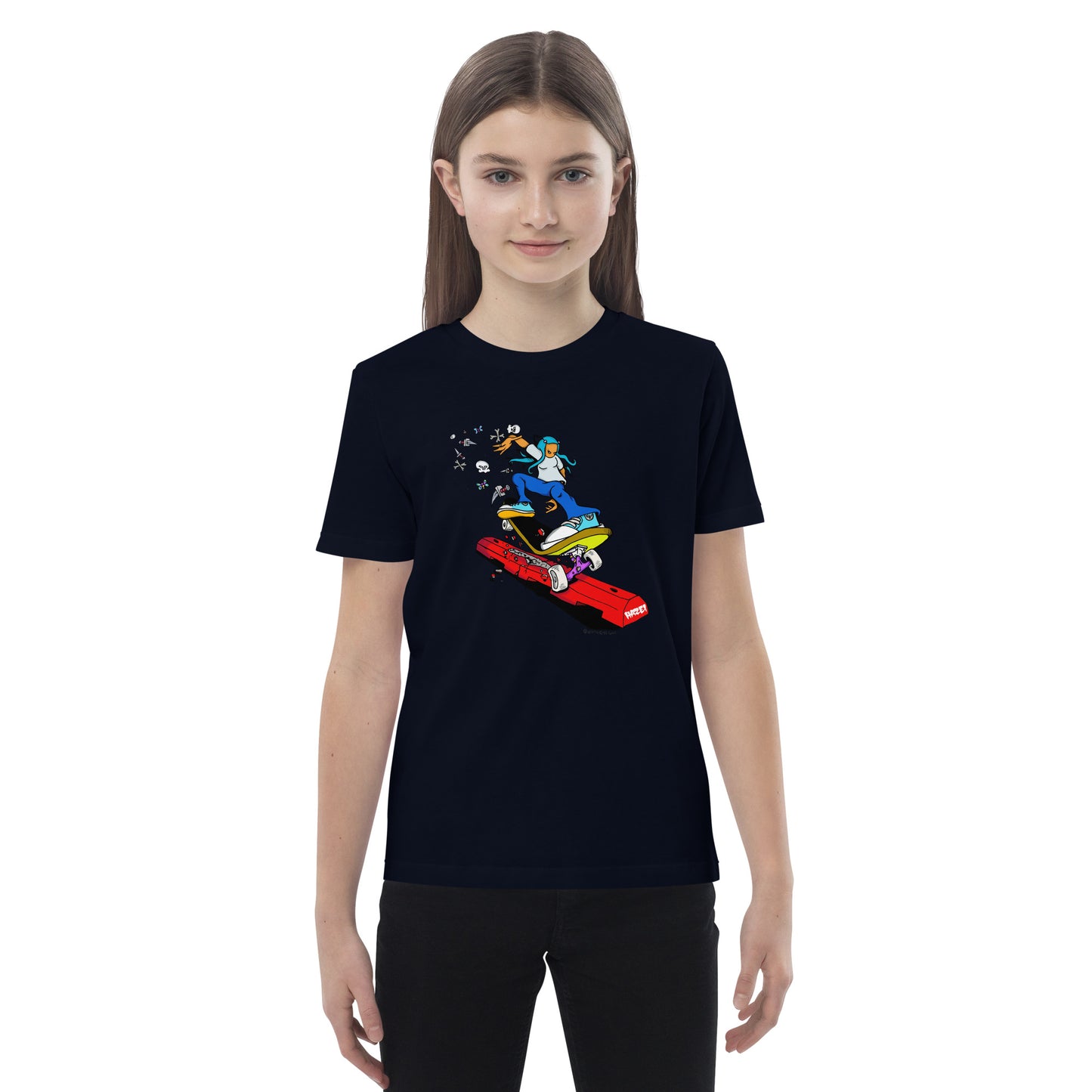 " CURB GIRL "Organic cotton kids t-shirt