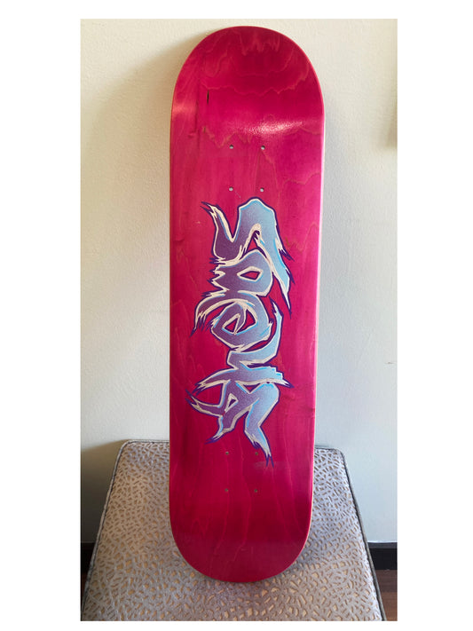 GRAFFITI DECK HAND PAINTED ICE BLUE